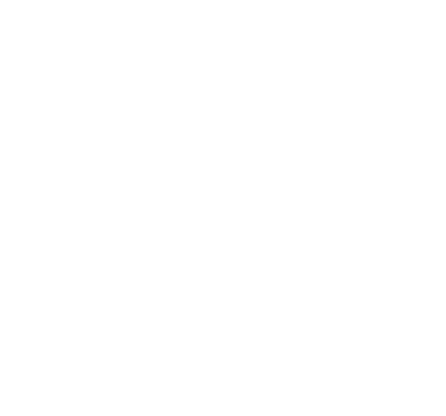 NIF Logo White Indore